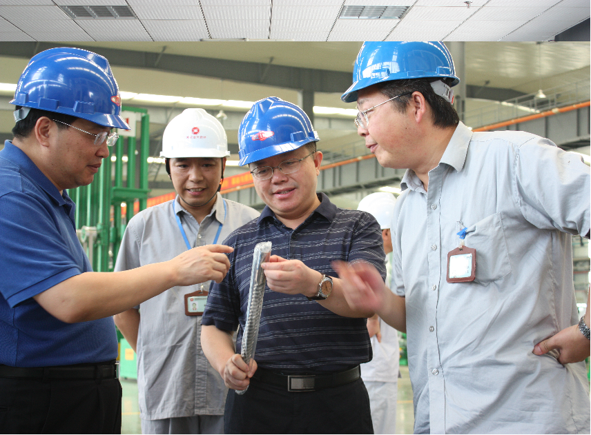 省国资委副主任卢光祖一行莅临公司 开展“支帮促”和安全生产检查督导工作
